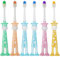 6 Packs Kids Toothbrushes, TACYKIBD Soft Bristle Toddler Toothbrush, Children's Manual Toothbrushes with Suction Cup for Storage, Independent Packaging Tooth Brush for Girls and Boys 3-12 Years