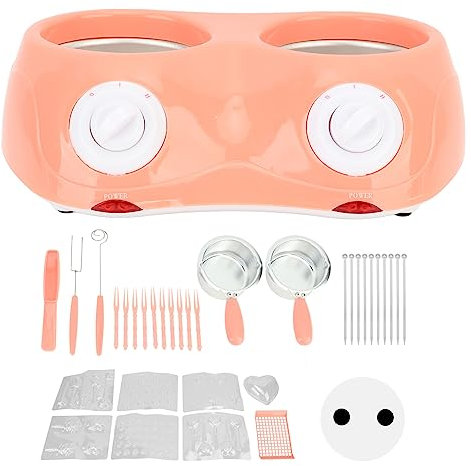 Schokoladenschmelzofen, Schmelzgerät, DIY-Doppeltopf-Werkzeug mit Elektrischer Heizung, Schokoladenschmelzmaschine, Schmelzgerät, Schmelzgerät, 20 W für Werkzeug, (PINK)