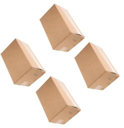CLISPEED 4 Stück Kartons Isolierte Transportbox Kleine Umzugskartons Bücherkartons Kaltversandverpackung Karton Versandkartons Takeaway Verpackung Isolierverpackungskartons Für Den Umzug