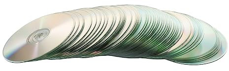 Plastic Decorative CD Discs for 50pcs Silver DIY Craft Material