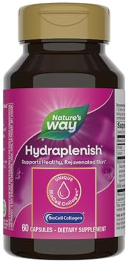 Nature's Way Hydraplenish with MSM, BioCell Collagen Supplement, 60 ct