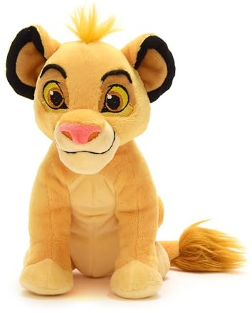 Disney Store Official Simba Mini Bean Bag Plush, The Lion King, 18cm/7”, Small Cuddly Stuffed Toy Lion, Suitable for Ages 0+
