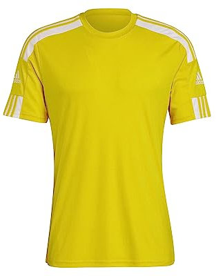 adidas Men's Squadra 21 Jersey, Team Yellow / White, L