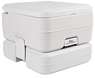 WYJRO Camping Toilette Campingklo Toilette für Unterwegs Tragbare Reise Toilette, Tragbare Campingtoilette Chemietoilette für zu Hause, Wohnmobil, im Freien,Grau,10L