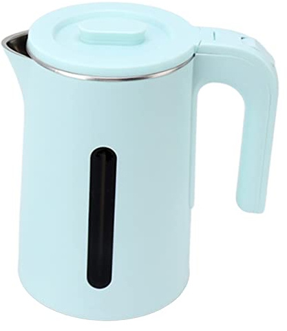 Water Boiler, Hot Water Kettle From BPA 2L Double Layers Stainless Steel Auto Off with Base for Office (Blue)