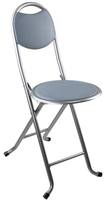 7H SEVEN HOUSE Sgabello pieghevole con schienale 32 x 36 x 73,5 cm 7house