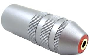 Yaowanguan Adattatore Bilanciato da XLR a 3.5 mm per Lettore Audio/Amplificatore di Potenza,da Maschio a Femmina 4 Pin Rame Cuffie XLR CD Hi-Fi Convertitore Connettore