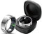 Smart Ring Android Fitness Tracker Ring Smartringe für Herren Damen Schrittzähler Sport Smartring Fitnessring IOS Fitnesstracker Schwarz Silber