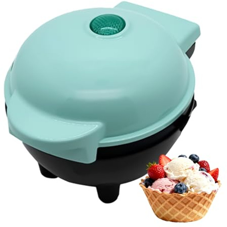 Gaufrier à Cornets - Avec Revêtement Anti-Adhésif Ustensiles De Pâtisserie,Gaufrier À Cornets Pour Glaces | Pour Anniversaire Noël Fête Vacances Dessert Maison Petit Déjeuner Adultes