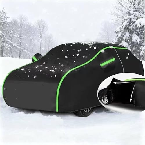 Telo Copriauto da Esterno per Lancia Ypsilon(1992-2022), Telo Copriauto Impermeabile, Resistente ad Acqua Polvere Neve Sole, con Zip Copertura Antigraffio f43