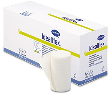 10 Binden Idealflex Universalbinde 6 cm x 5 m Verband von Hartmann