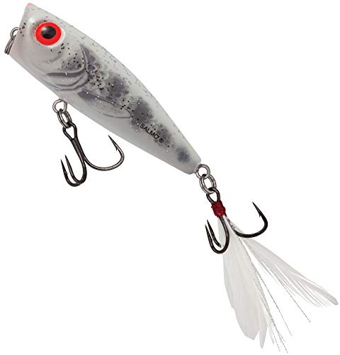 Salmo Rattlin Pop 7cm 12,5g - Popper Wobbler, Salmo Farben:Lucky Bone