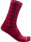 CASTELLI 4522037-611 UNLIMITED 18 SOCK Socks Men's Dunkelrot/burgunderisch M