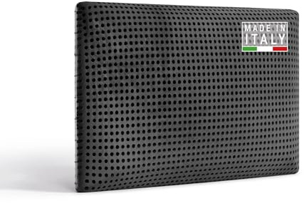 DREAMIN*101 - Cuscino Memory Foam Traforato 40x70 cm Altamente Traspirante e Ergonomico, Guanciale Confortevole per Testa e Collo Alto 12 cm, Cuscino Letto con Federa Zip Lavabile, Made in Italy