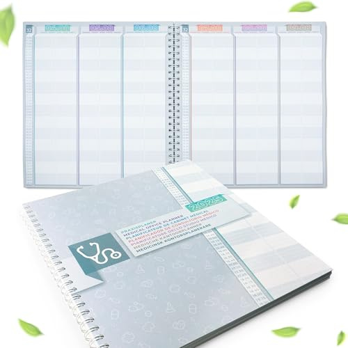 KOCHDIALOG 1 libretto di pratica 2025 in 15 minuti, 2 colonne/giorno, con pratica medica, libro degli appuntamenti extra grande, 33 x 30 cm