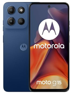 Motorola XT2521-3 Moto G15, Dual, 512GB 8GB Ram, Sea Blue (no Charger)