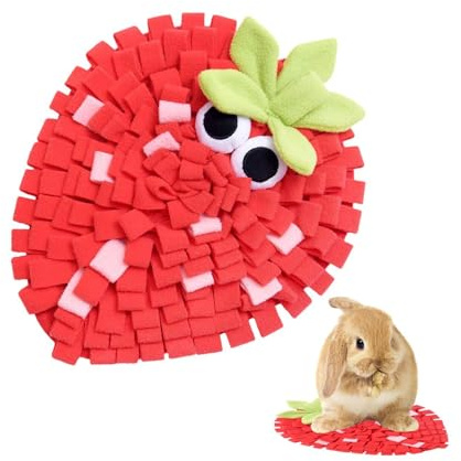 Tappetino da annusare per cani, giocattolo puzzle a forma di frutta, tappetino per nutrire lentamente il fiuto, tappeto interattivo per addestramento per razze di taglia media e grande, stimolazione