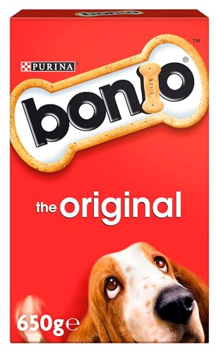 Bonio The Original Biscuits Boîte de 5 croquettes pour Chien 650 g 3,25 kg