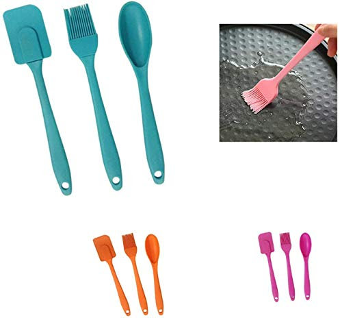 Suddenattention Spatules Coudées à Pâtisserie en Acier Inoxydable Accessoires Professional - Lot de 3