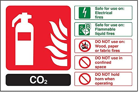 Extintor de incendios - ID de CO2-150 x 100 mm