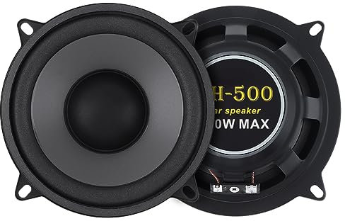 DriSentri 2 Piece 5 Inch 500W 2-Way Car HiFi Coaxial Speaker Vehicle Door Auto Audio Music Stereo Full Range Frequency Speakers