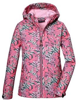 Killtec Flicka Kos 135 Grls Sftshll Jcke softshelljacka/utomhusjacka med huva