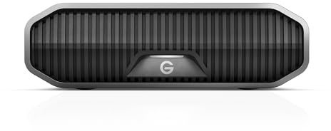 G-Drive 26 TB Desktop-Festplatte, 260 MB/s Lese- und Schreibgeschwindigkeit, USB-C, USB 3.2 Gen 2 (10Gbps), Kurzanleitung, 7200RPM, Netzteil und Kabel