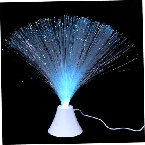 HYTROVE Fibre Optic Color Changing Novelty Lamp USB Atmosphere Light for Bedroom Living Calming Sensory Decor with Color Variations Night Light for Relaxation