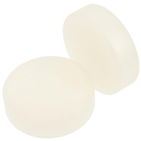 CORHAD 2 Piezas Puck de Hockey sobre Hielo Disco de Práctica Ajustable de Dureza PVC Resistente y Luminiscente para Entrenamiento y Competición