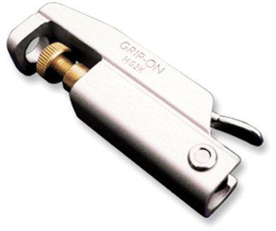 Grip-On MG2K - Alicates de bloqueo de aleación de aluminio microagarre de 4 pulgadas, GRMG2K, color plateado