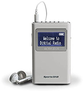 Roberts SPORTS DAB5 Portable DAB Radio DAB/DAB+ and FM - White