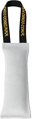 Dingo Beißwurst aus Leder mit Halter 25 cm x 6 cm Spiel Training Hundespielzeug 10591