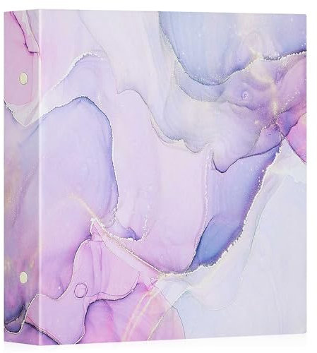 Lanpn Grand Album Photo 10x15 1000 Pochette, Format Cuir Tissu Album pour Horizontal Vertical Photos Rose Violet