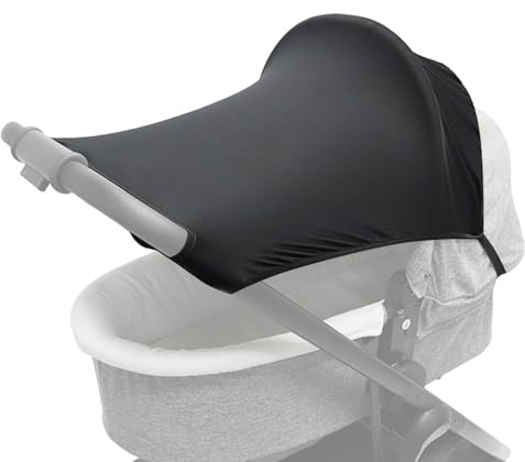 Monozoz Regenfestes Kinderwagen-Zubehör, Sonnenschutz, Kinderwagen-Abdeckung, wasserdichte Abdeckung für Autositze, Kinderwagen, Kinderwagen
