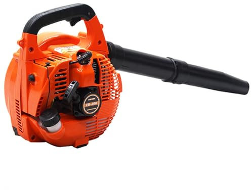 HPGJLEE Soplador de jardín de gasolina, soplador de hojas de mano para limpieza de patio y cuidado del césped, extintor de viento, soplar hojas, polvo y nieve