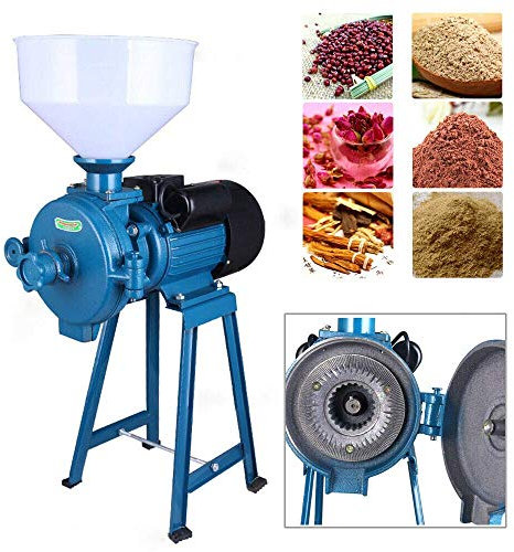 Electric Grain Grinder, 2200W High Power Flour Mill for Rice, Corn, Coffee, Beans, and Wheat, Perfect for Home and Commercial Use