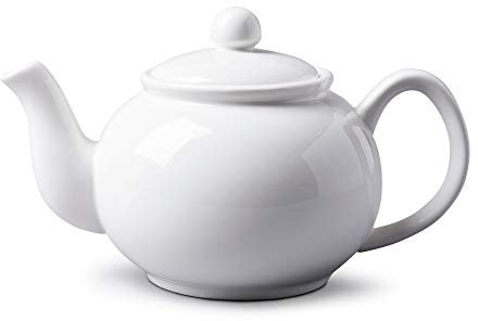WM Bartleet & ‿Sons 1750 Théière traditionnelle en porcelaine Blanc 900 ml, 900ml