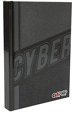 Go Pop 21 10 månader Cyber skoldagbok, standardformat, 320 sidor, inbunden omslag, fyrkant, innehållsrik, dyrbara spel