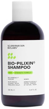 Scandinavian Biolabs Bio-Pilixin® Hair Strength Shampoo For Women | Strengthens Hair, Eliminates Greasiness, Balances Scalp, Dermatologically Tested, Made in Denmark, 250 mL / 8.8 Oz
