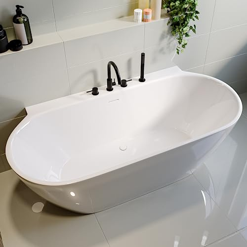 Alto Freestanding Double Ended Back to Wall Bath 1700 x 800mm