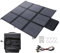 Foldable Solar Panel 200W, 3m Cable, 22% Conversion Efficiency, IP67 Waterproof, Portable Solar Charger for Camping, Outdoor