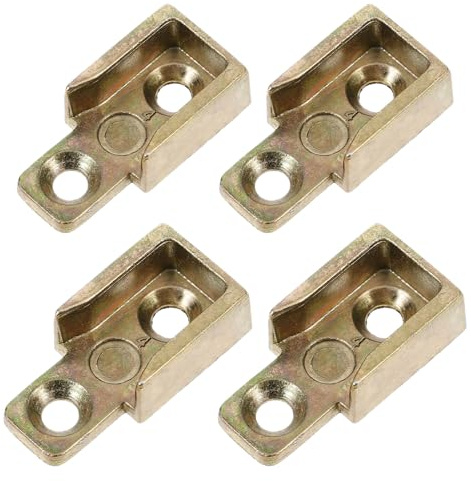 UKCOCO 4 Cerrojos de Aleación de Zinc Dorada para Ventanas Abatibles de Seguridad para Mejora de Seguridad Hogar Amplia Compatibilidad