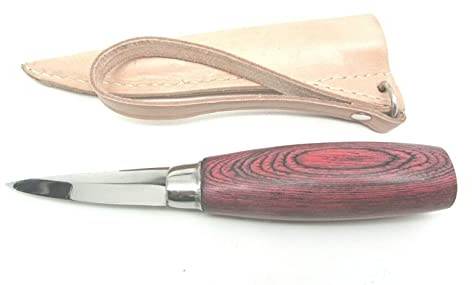Ramelson Sloyd Carving Knife With Leather Sheath Whittling Wood Carving Tools