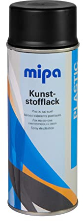 MIPA Kunststofflack-Spray elastischer Decklack Autolack graphitgrau 400ml