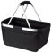 HALFAR® HF3939 Shopper Basket Einkaufskorb Korb mit Aluminiumgestäng faltbar , Farbe:Black
