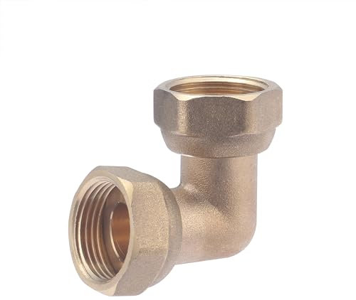 Coude Laiton Femelle Femelle Ecrou Tournant à Visser 20x27 (3/4) NOYON & THIEBAULT