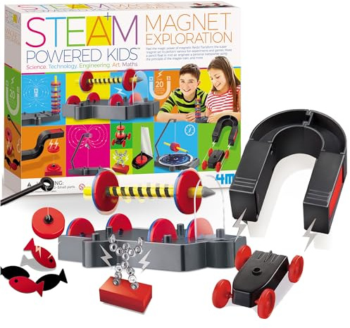 4M Steam Powered Kids - Magnet Exploration, Mixed, 405535
