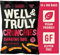 WELL&TRULY: Banging BBQ: Baked Corn Snacks - Gluten Free - Plant Based & Vegan - No Added Sugar - Less Fat - Healthy Snack - (Box of 10 Bags, 30g Each)