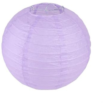 Hrlace 10 stycken papperslyktor hängande runt papper lykta papper lampskärm lampor färgglada lampor för helgdagar bröllop fest födelsedagar trädgårdsfest babyparty dekoration ljusviolett 30 cm