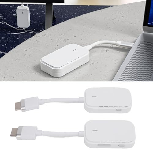 Émetteur et Récepteur HDMI sans Fil 4K, Kit D'extension HDMI WiFi 5G 50M Plug & Play, Adaptateur D'affichage HDMI Streaming Vidéo et Audio pour Téléviseurs, Moniteurs,